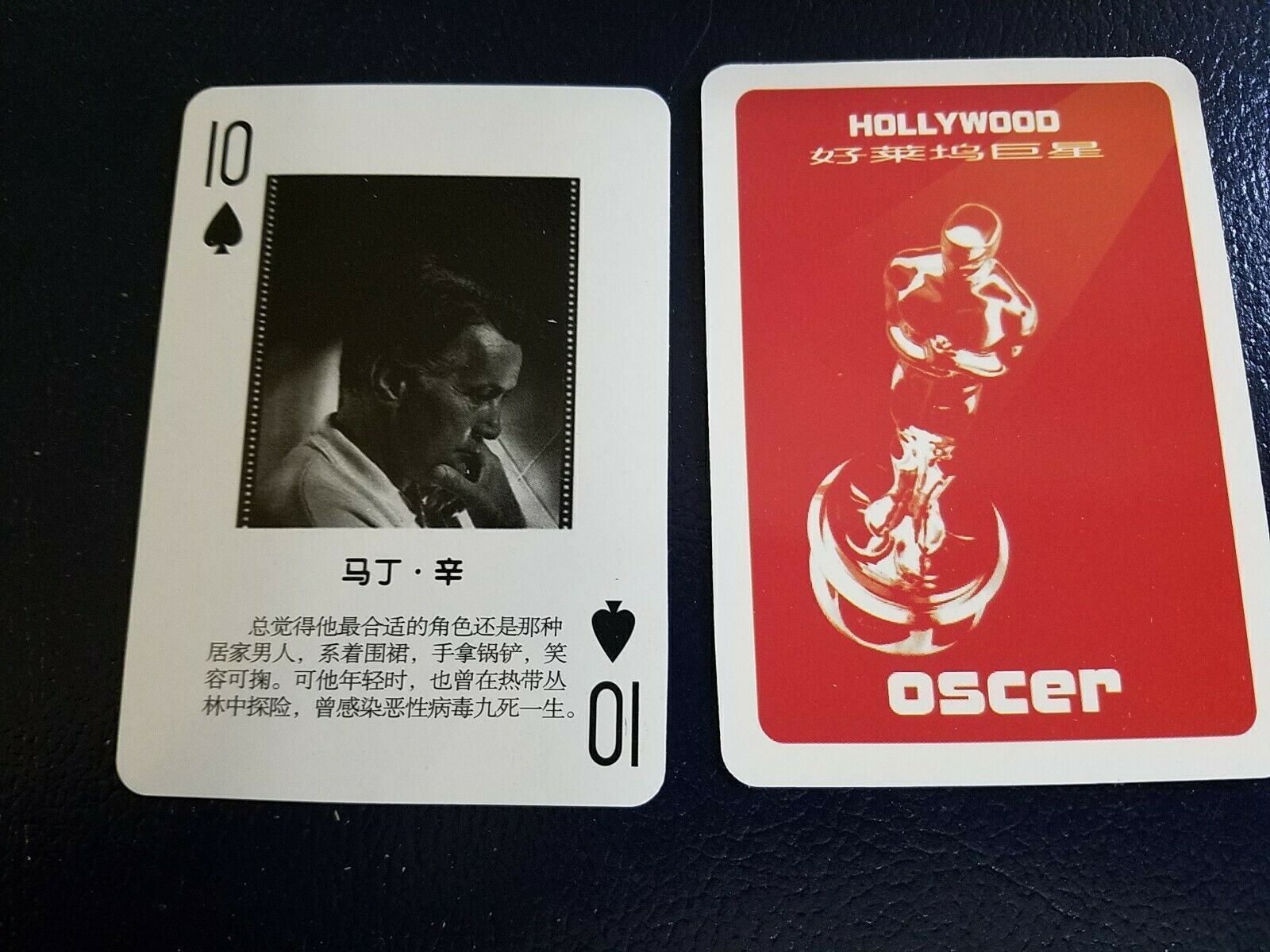 Martin Sheen American Actor Oscar Hollywood Playing Card WOW