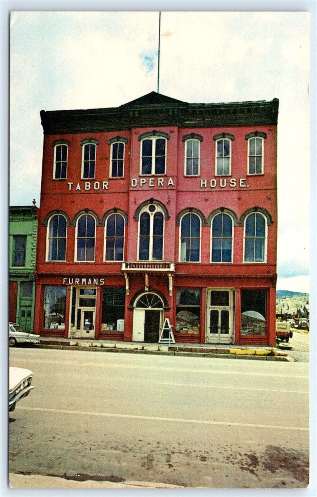 Postcard CO Leavdille Tabor Opera House Photo View Vtg G9