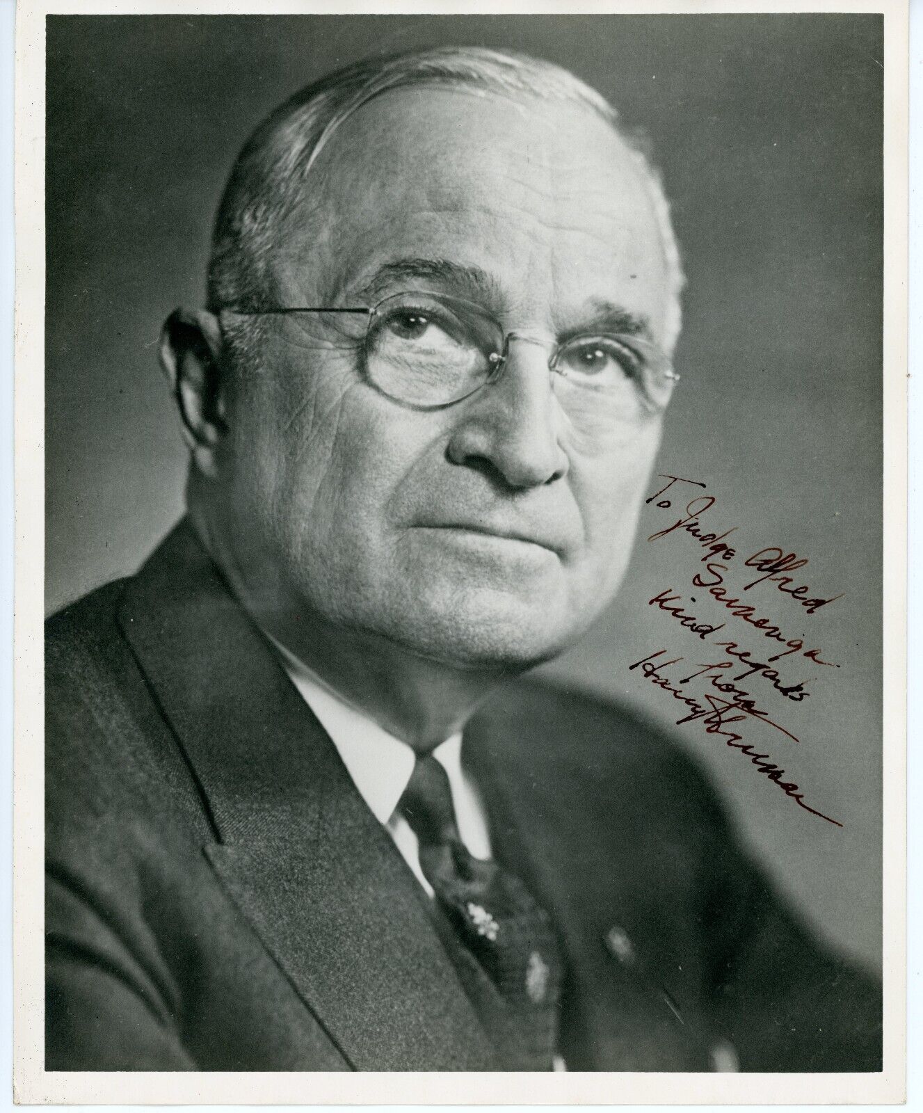 President Harry S. Truman ~ Signed Autographed 8 x 10 Photograph ~ PSA DNA