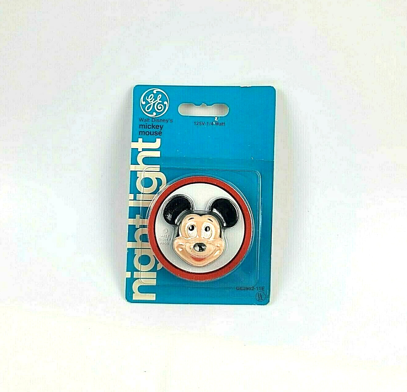 Night Light Mickey Mouse Walt Disney General Electric Vintage 1977 NOS