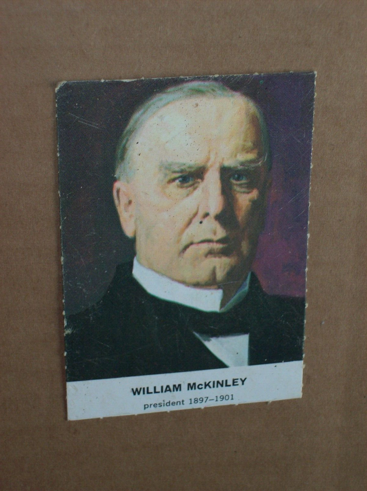 1960 Golden Press Presidents Trading Card #24 William McKinley VG/EX