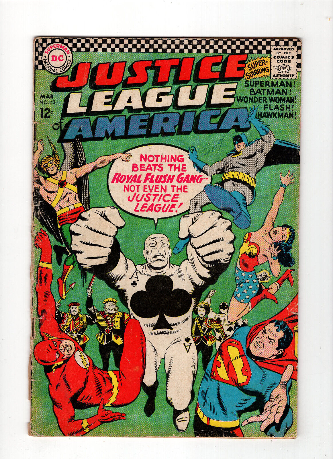 Justice League of America #43 (DC Comics, 1966) Low Grade