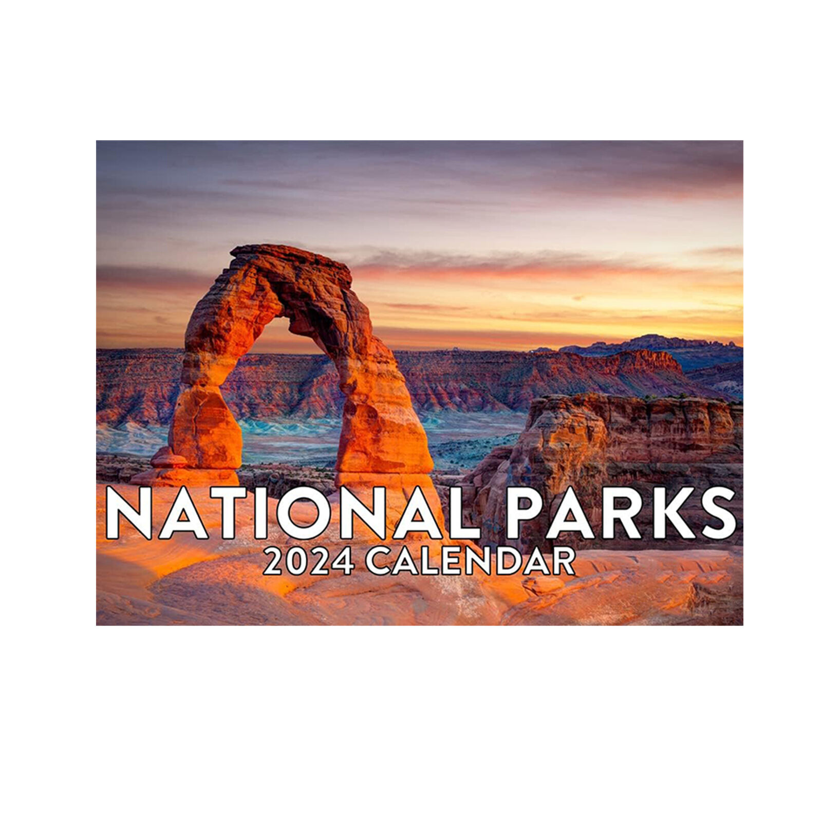 2024 National Park Wall Calendar 12-Month Beautiful Scenic Photos of America\'s