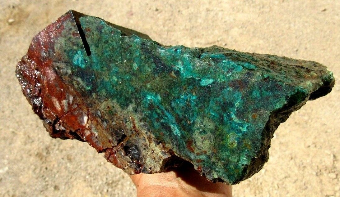 3.82 LB  AZ Planet Mine Chrysocolla/Turquoise  Rough Stone Lapidary (DX)