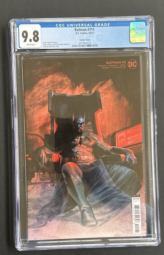 Batman #111 (DC COMICS, 2021, Cover B Dell\'Otto Card Stock Variant) WP