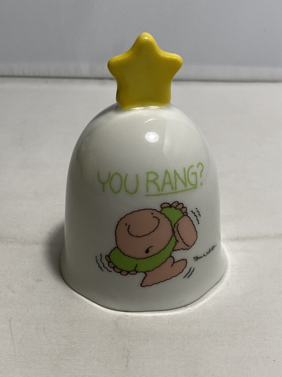 Vintage 1982 - Ziggy - You Rang ? - Fine Porcelain Bell 