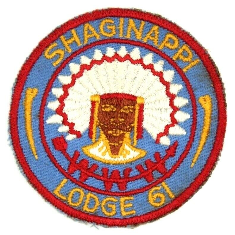 Vintage 1950s R-2 Shaginappi Lodge 61 Badger Council Patch WI Boy Scouts BSA OA
