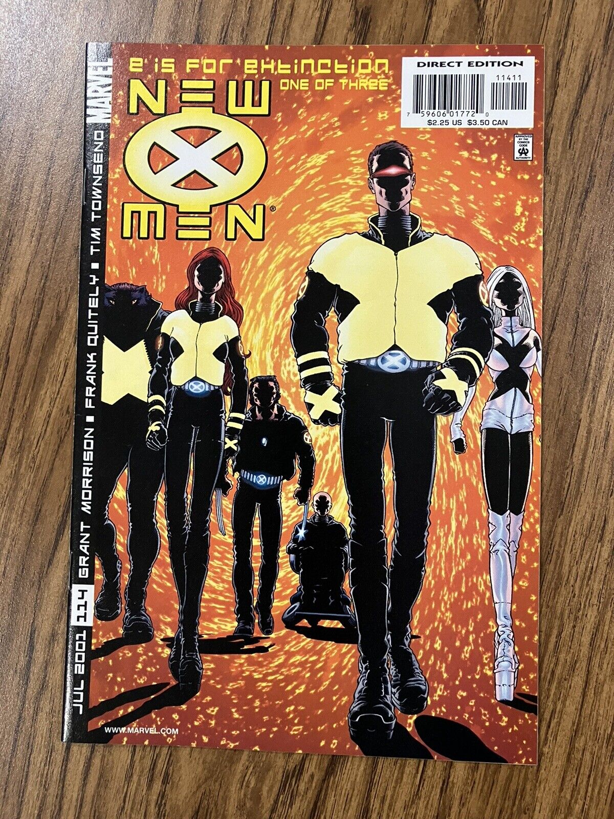New X Men 114 July 2001