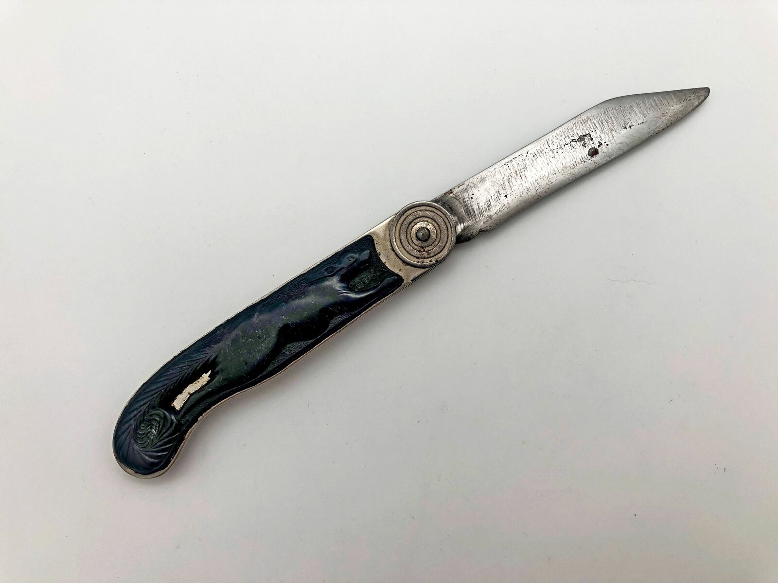 Hunting Folding Knife Squirrel Vintage Pocket Knives for Mushrooms Fishing USSR