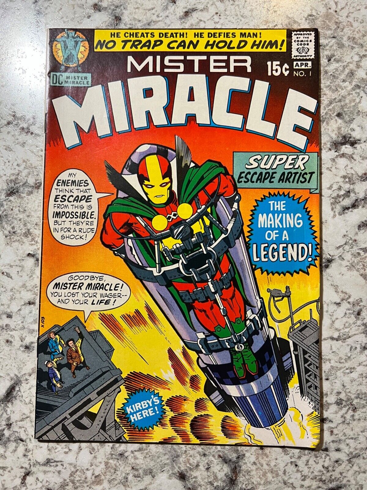 Mister Miracle #1 (DC Comics 1971) 1st Mister Miracle appearance Jack Kirby