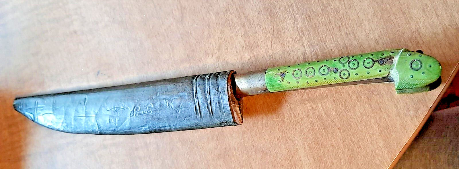 Antique Ottoman Bosnian Bichaq Yataghan Dagger Custom Knife with Sheath
