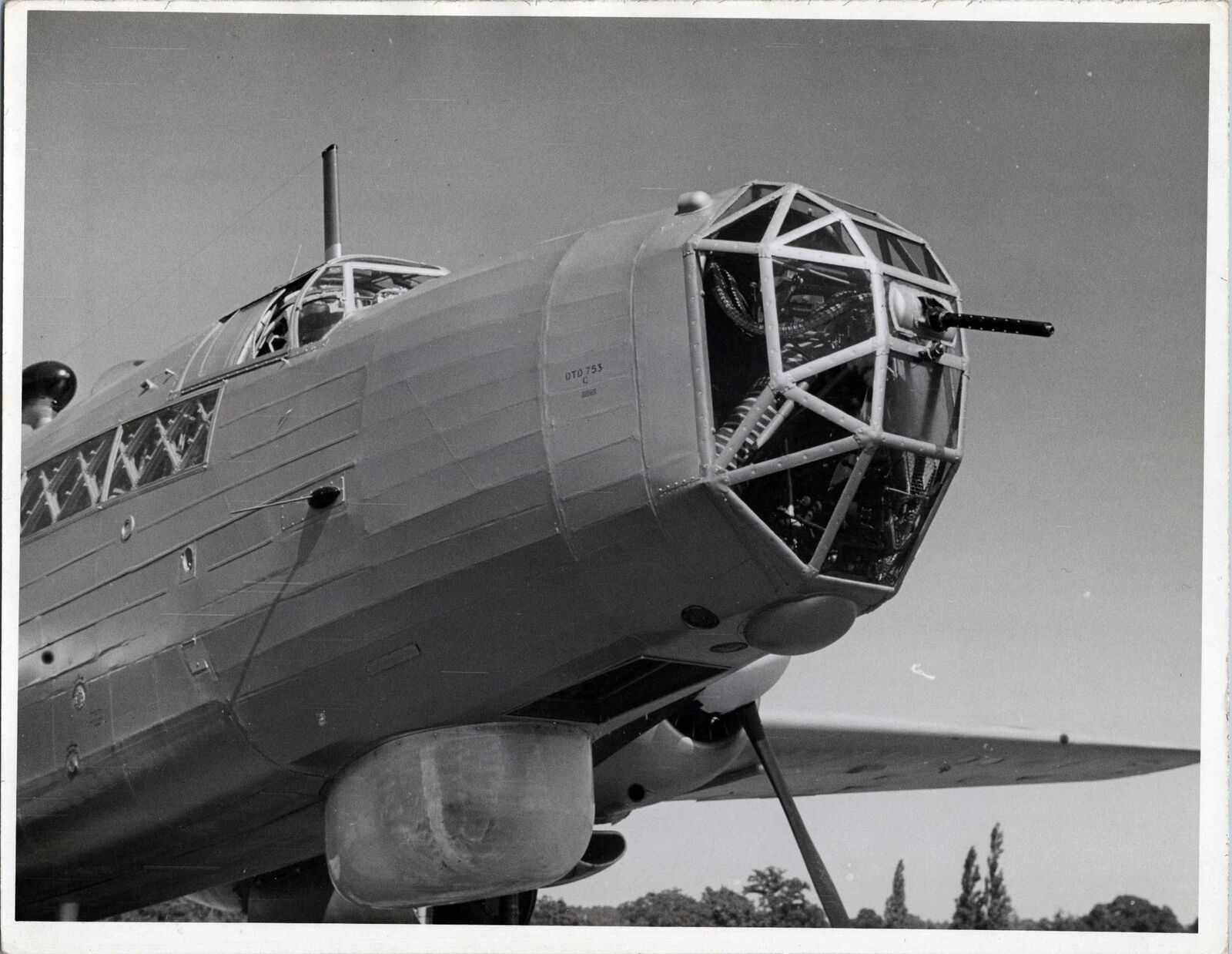 VICKERS WARWICK MARK V LM833 LARGE VINTAGE ORIGINAL PRESS PHOTO RAF 7