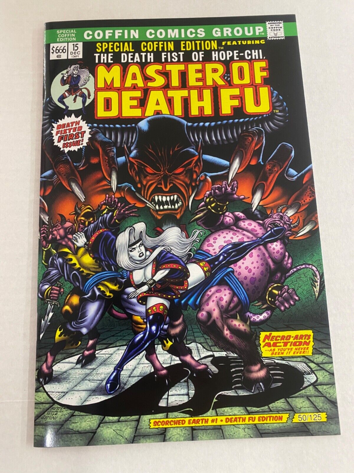 Lady Death Mischief Night #1 - MASTER OF KUNG FU  HOMAGE - LIMITED TO 125