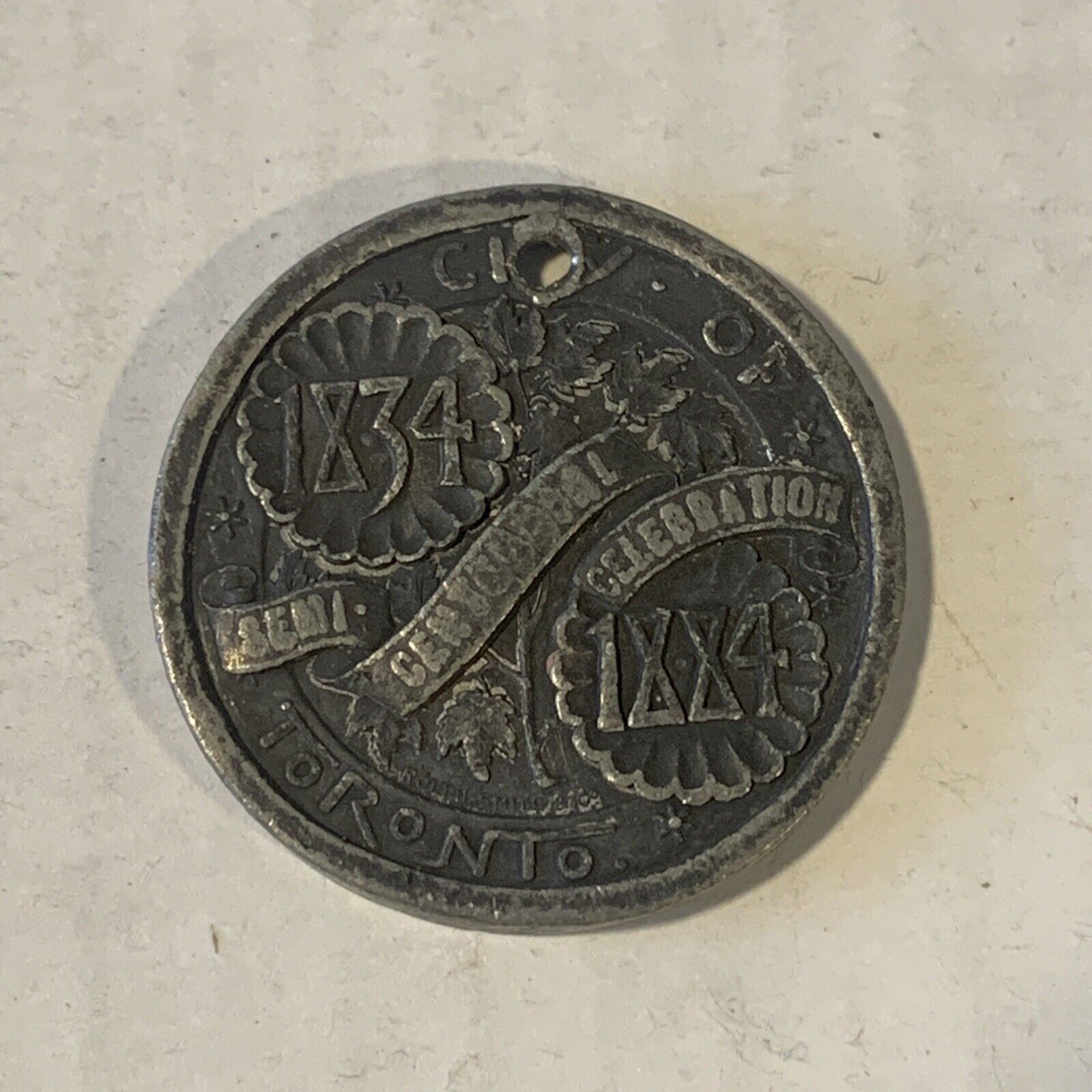 1883 1884 Toronto Semi Centennial Coin