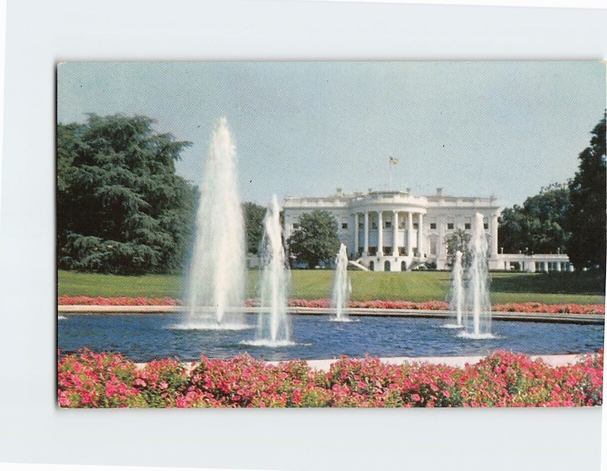 Postcard The White House Washington DC USA