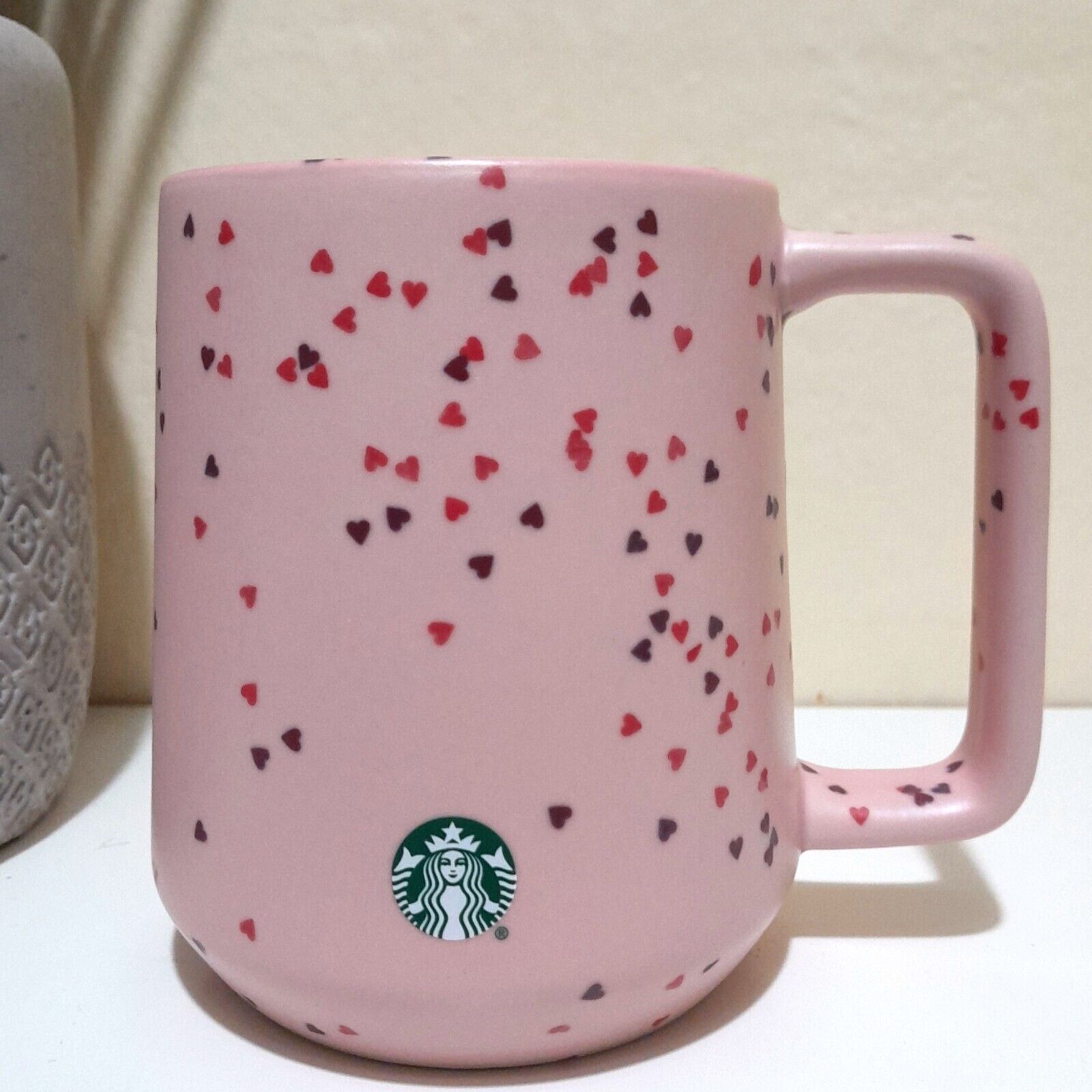 Starbucks pink confetti 14 FL oz 2019 Valentines Day mug