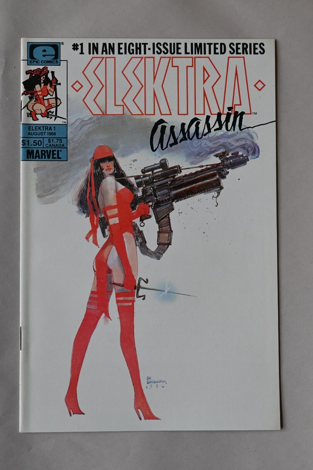 ELECTRA ASSASSIN #1 FIRST ISSUE COMIC BOOK AUGUST 1986 Very Good