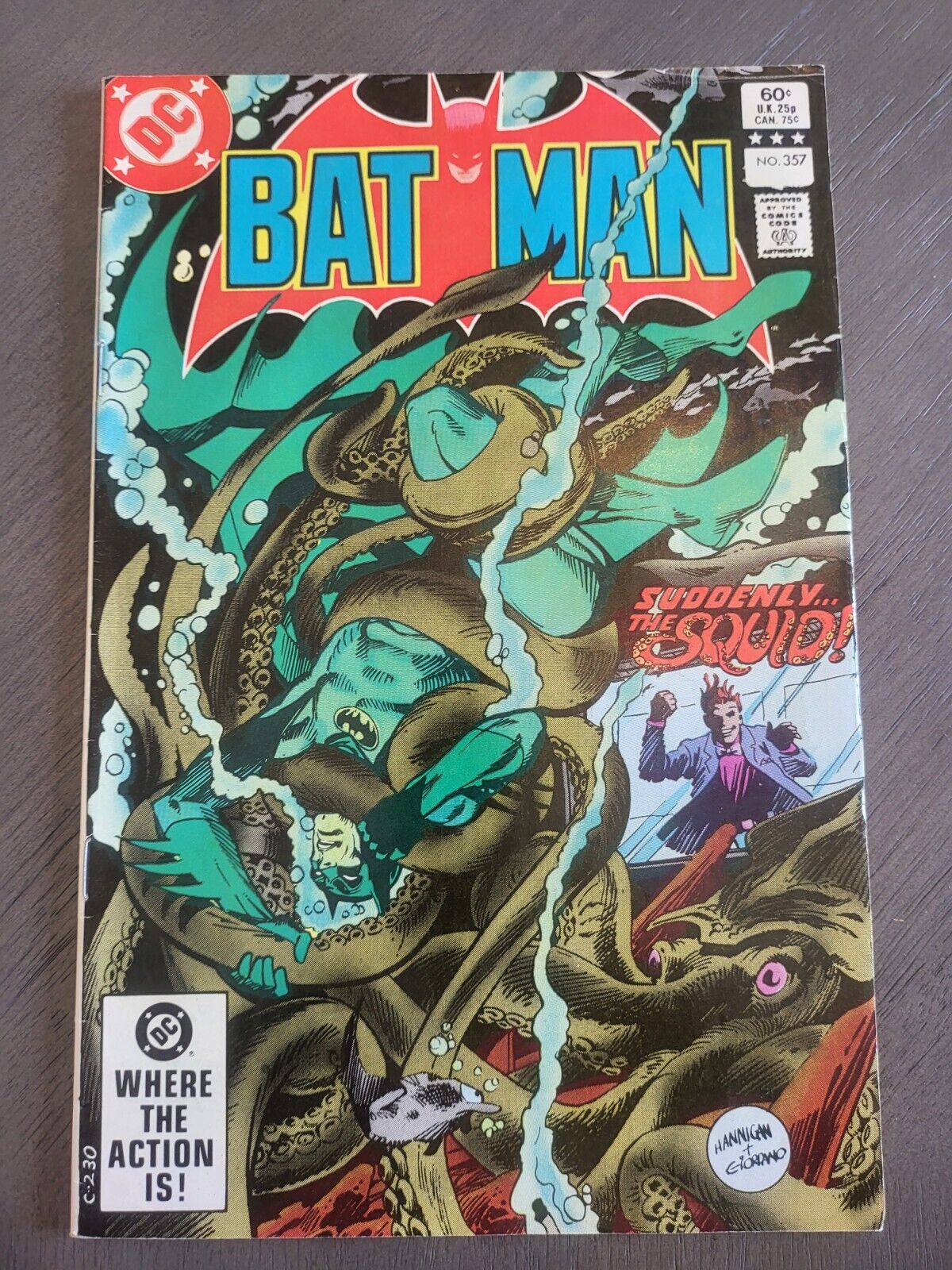 BATMAN #357, DC COMICS, 1983, 1ST JASON TODD KILLER CROC
