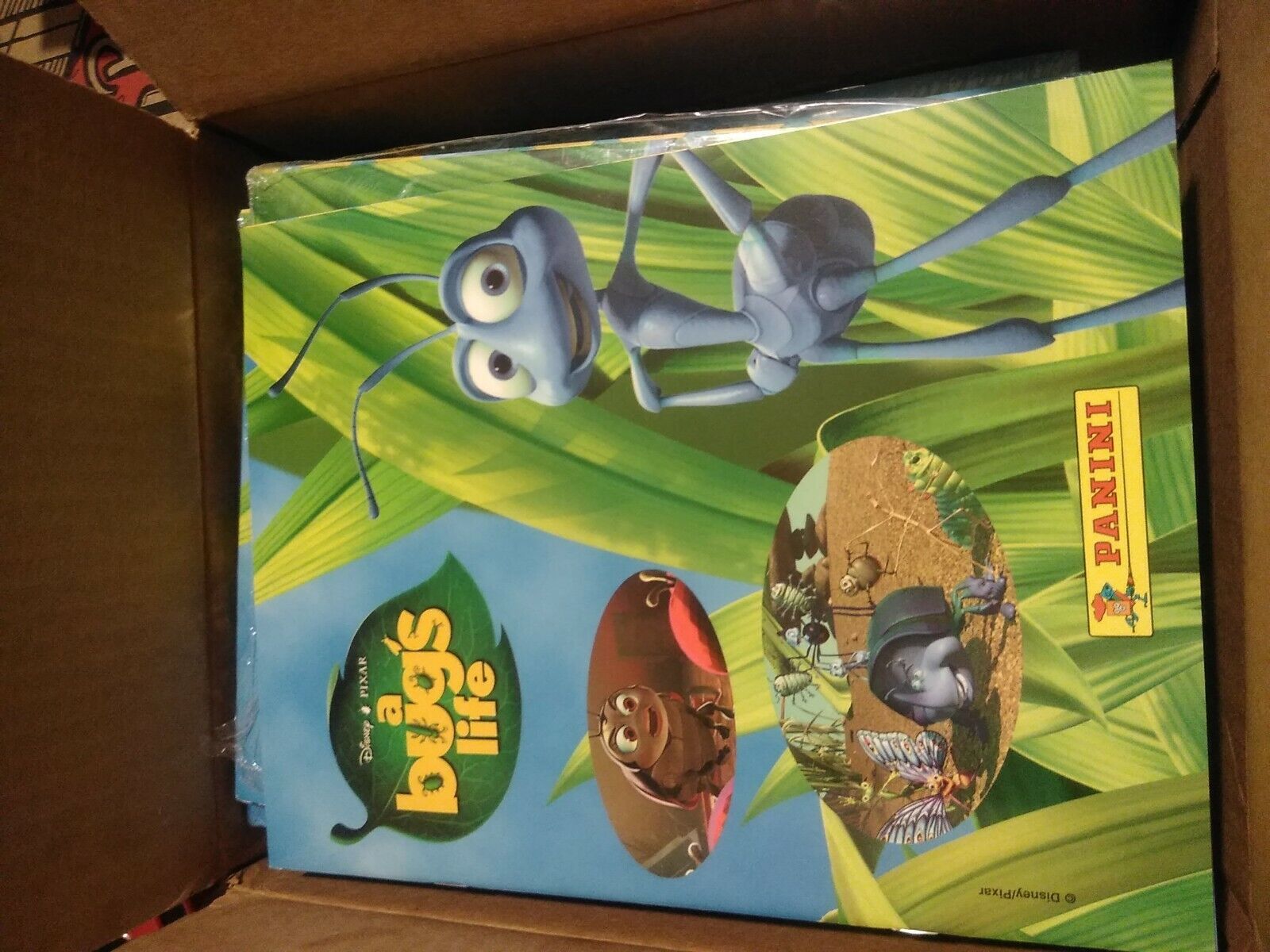 Disney pixar A BUGS LIFE Panini STICKER ALBUM + with STICKERS POSTERS inside NEW