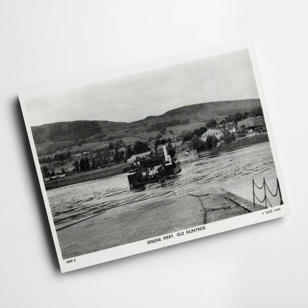 A6 PRINT - Vintage Scotland - Erskine Ferry, Old Kilpatrick