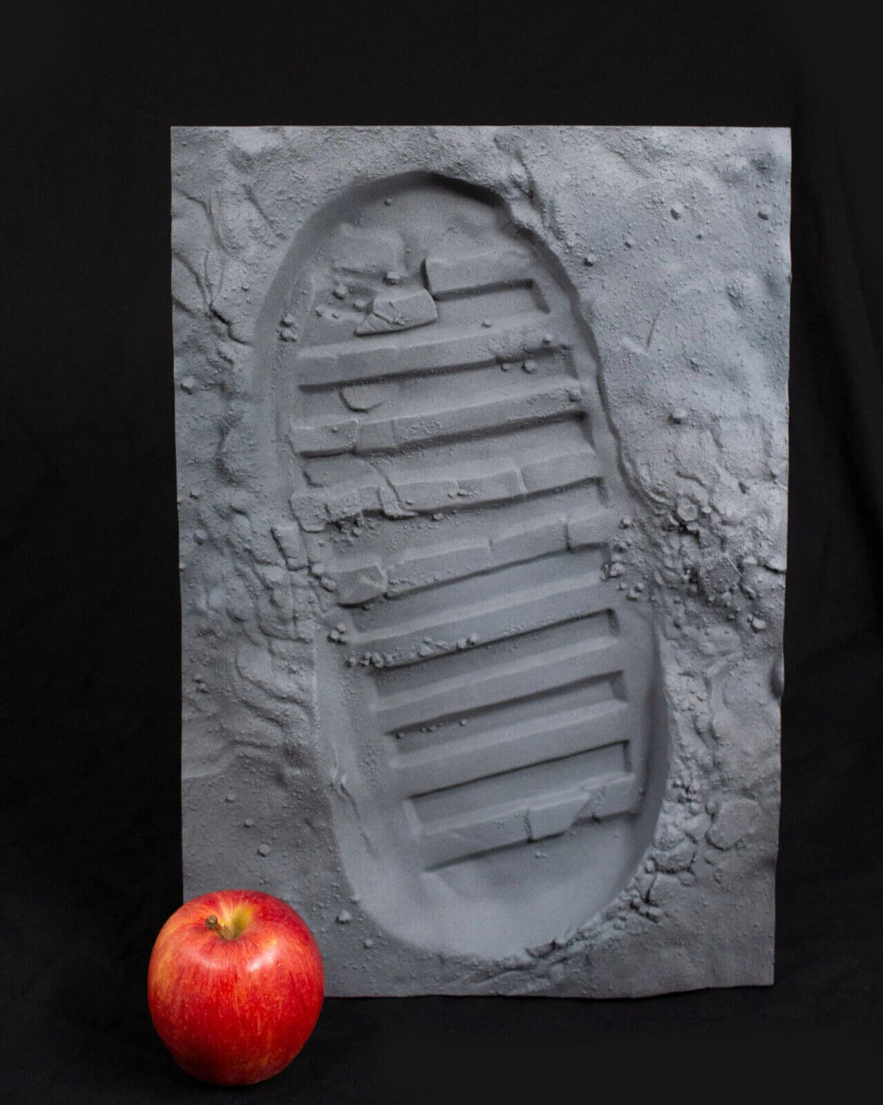 Apollo 11 Moon boot Print by SD Studios FULL SIZE NOT A SCULPTURE WHAT???