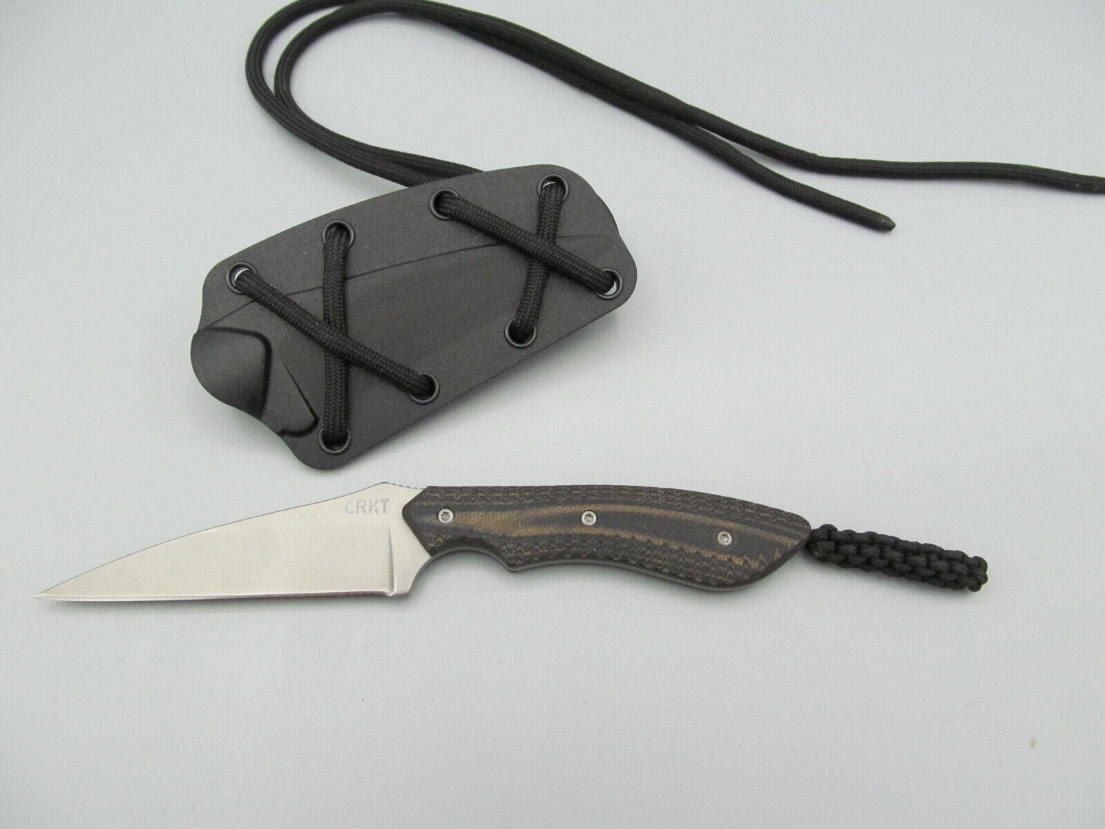 CRKT S.P.E.W. Folts Design 2388 Neck Tactical Fixed Blade Knife 