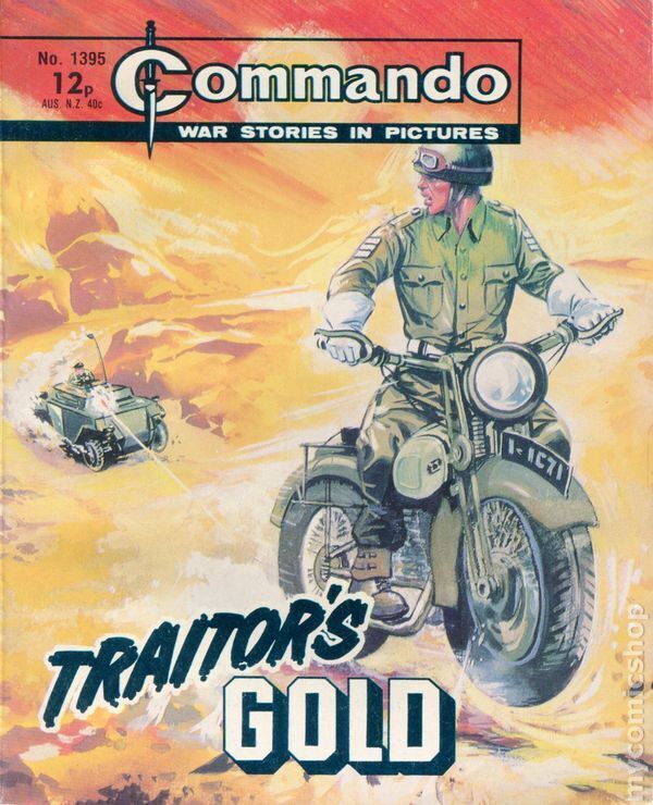 Commando War Stories in Pictures #1395 VG 4.0 1980 Stock Image Low Grade