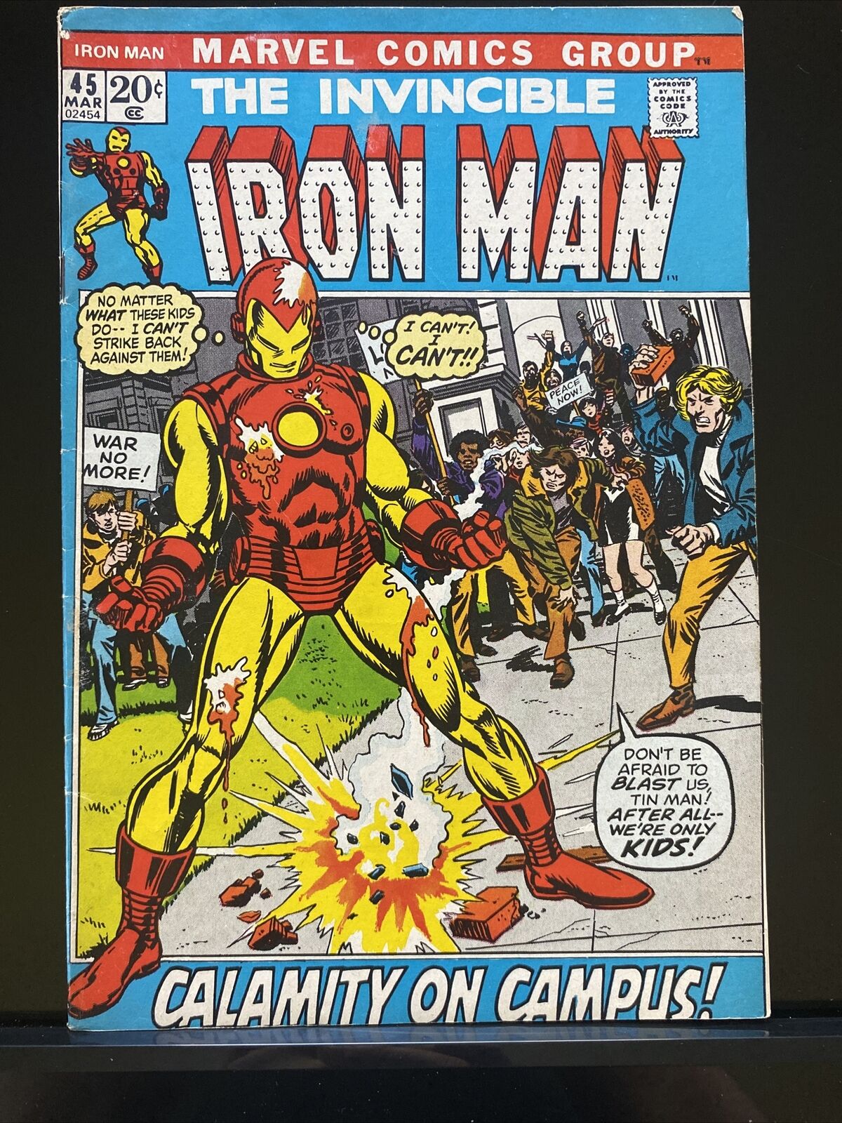 The Invincible Iron Man 45   Marvel Comics 1971