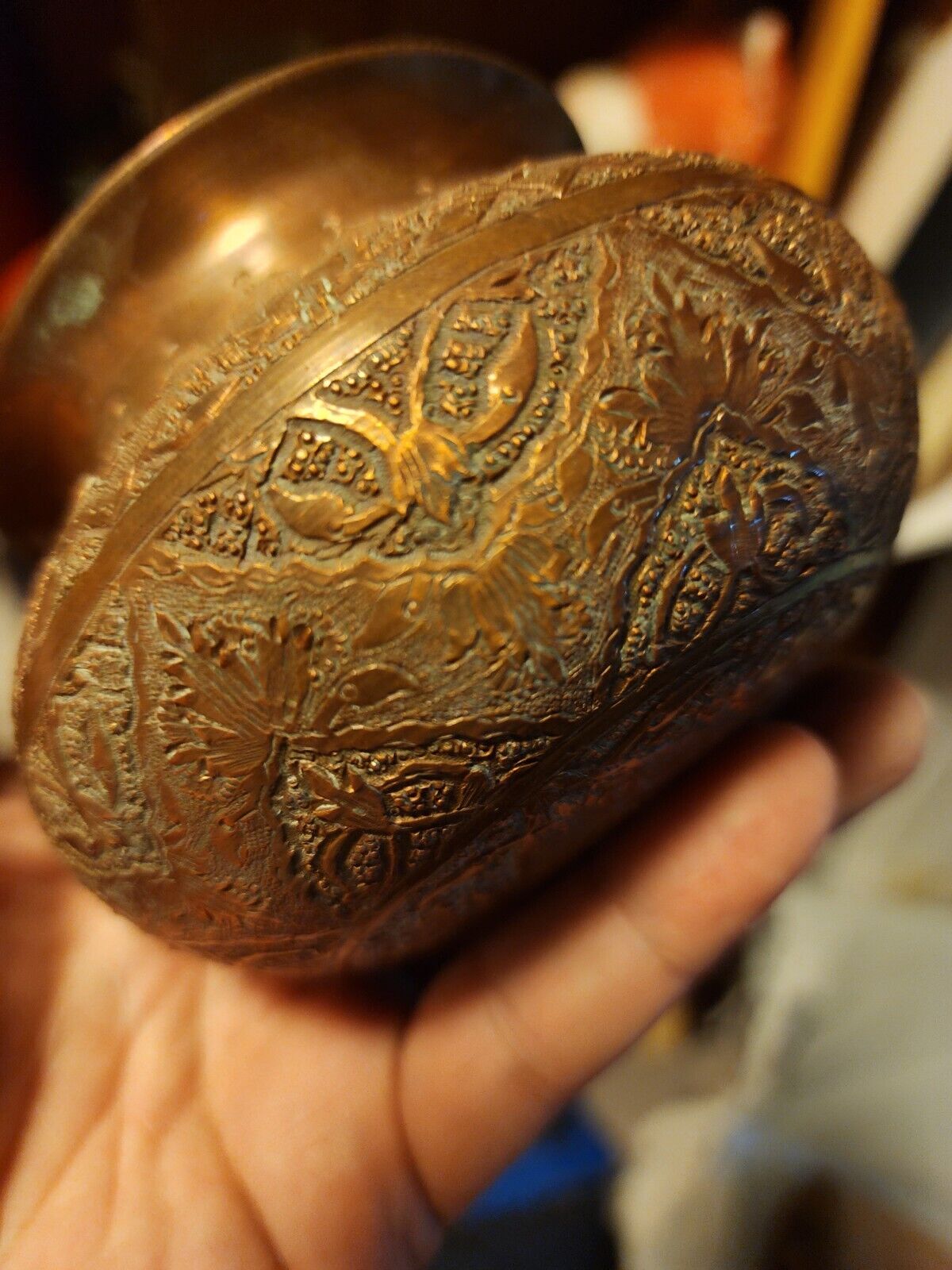 Antique Kashmir or Caucasian, Safavid copper vessel