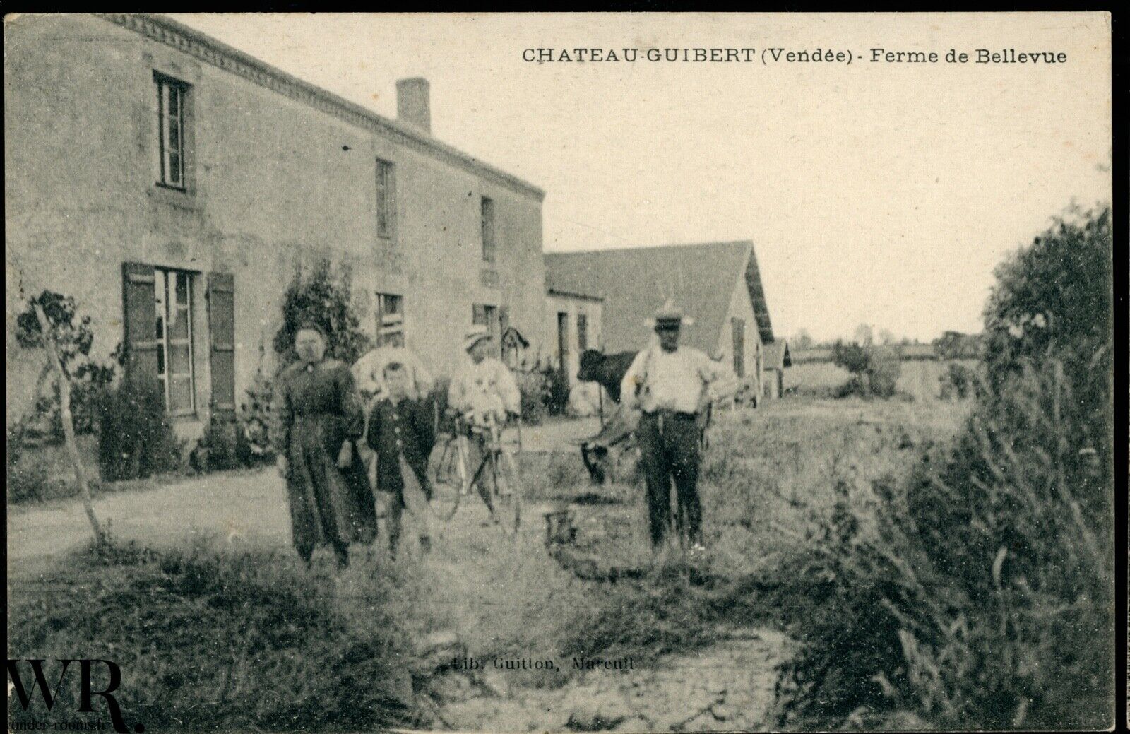 CPA VENDEE - 85 - Mareuil sur Lay - Château-Guibert - Bellevue Farm RARE