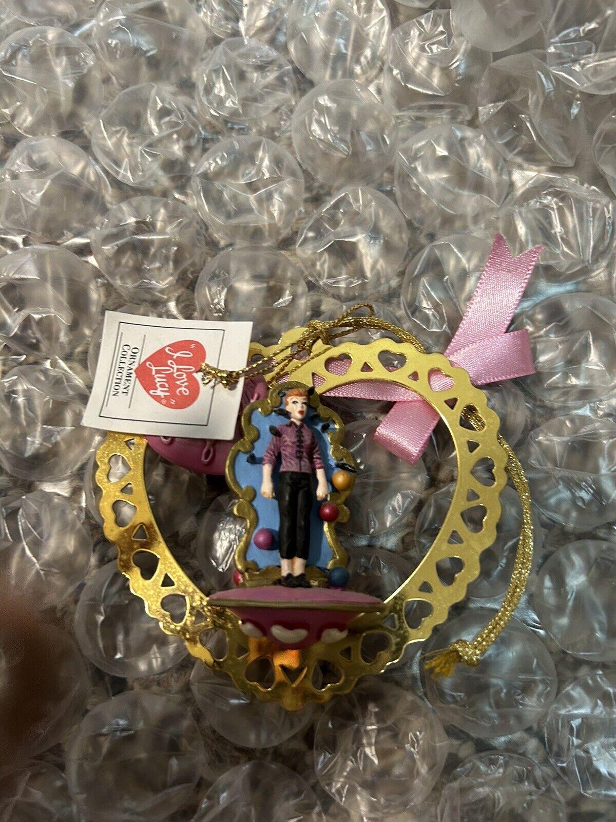 Christopher Radko I love Lucy tell the truth Columbia House ornament