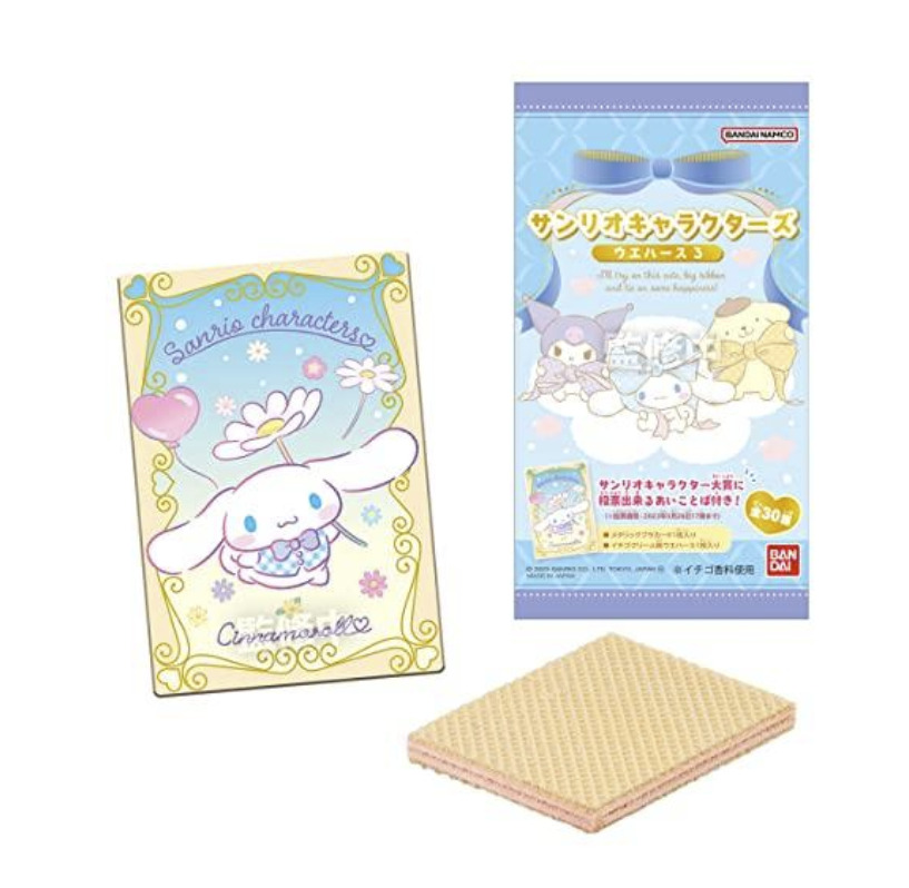 Sanrio Characters card toy Wafer 3 (20 Pieces in box) Shokugan NEW
