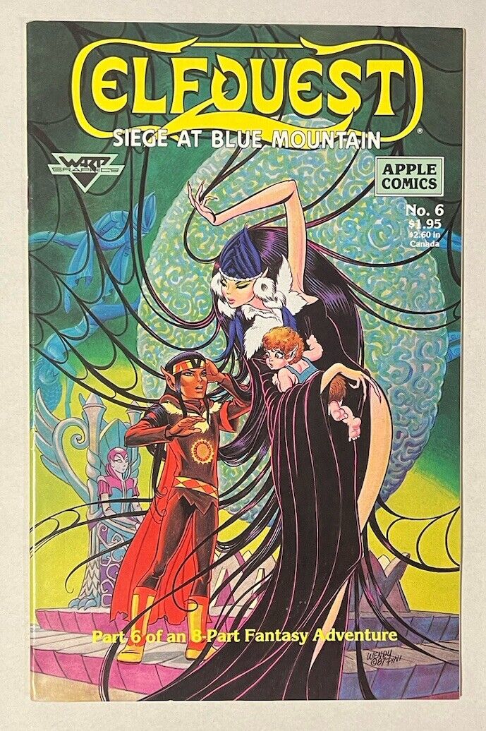 Elfquest Siege At Blue Mountain #6 1988 Apple Comics Comic Book - We Combine Shi