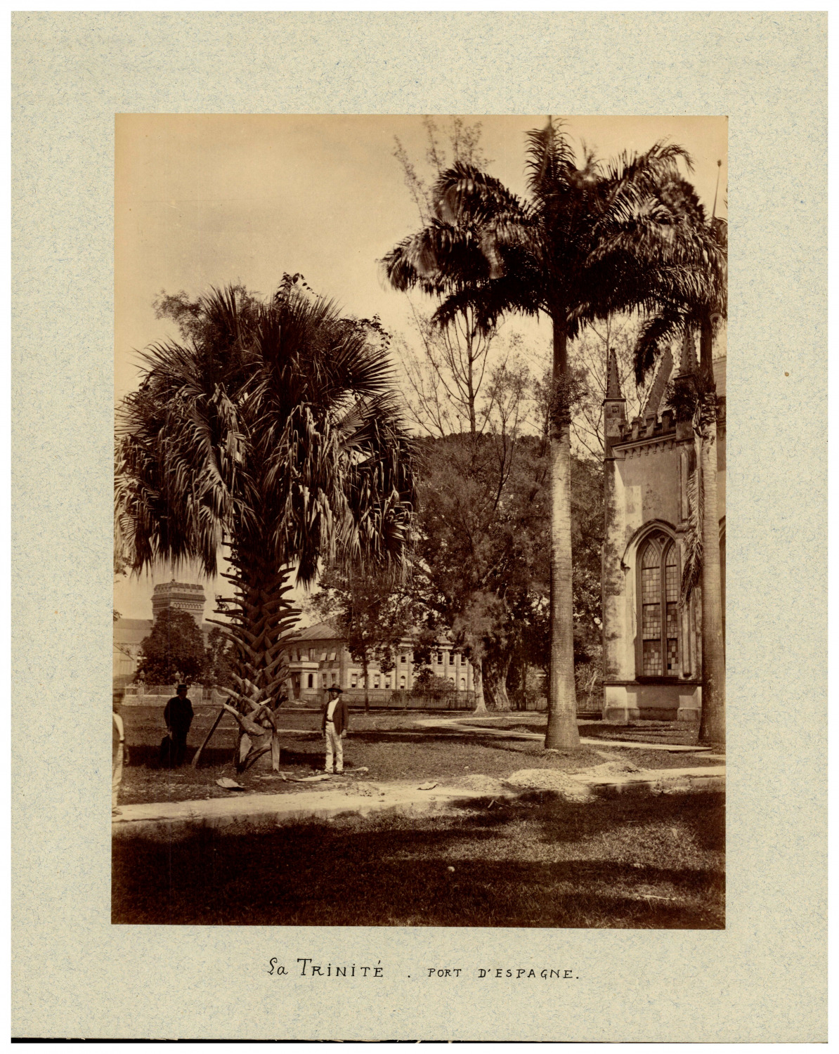 Trinity, Port of Spain (La Trinité, Port of Spain) Vintage Print, Tirag