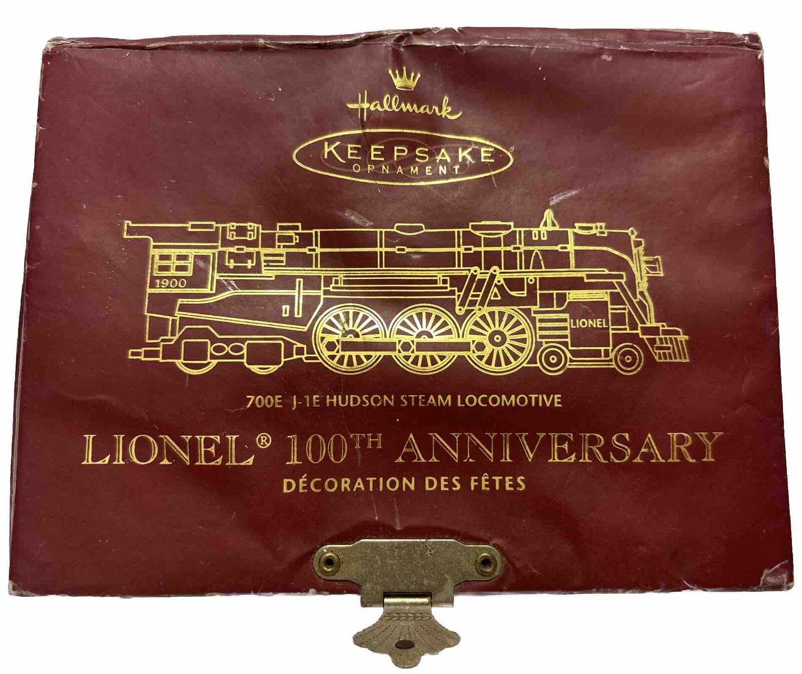 Hallmark Keepsake Ornament Lionel 100th Anniversary 700E J-1E Hudson Locomotive