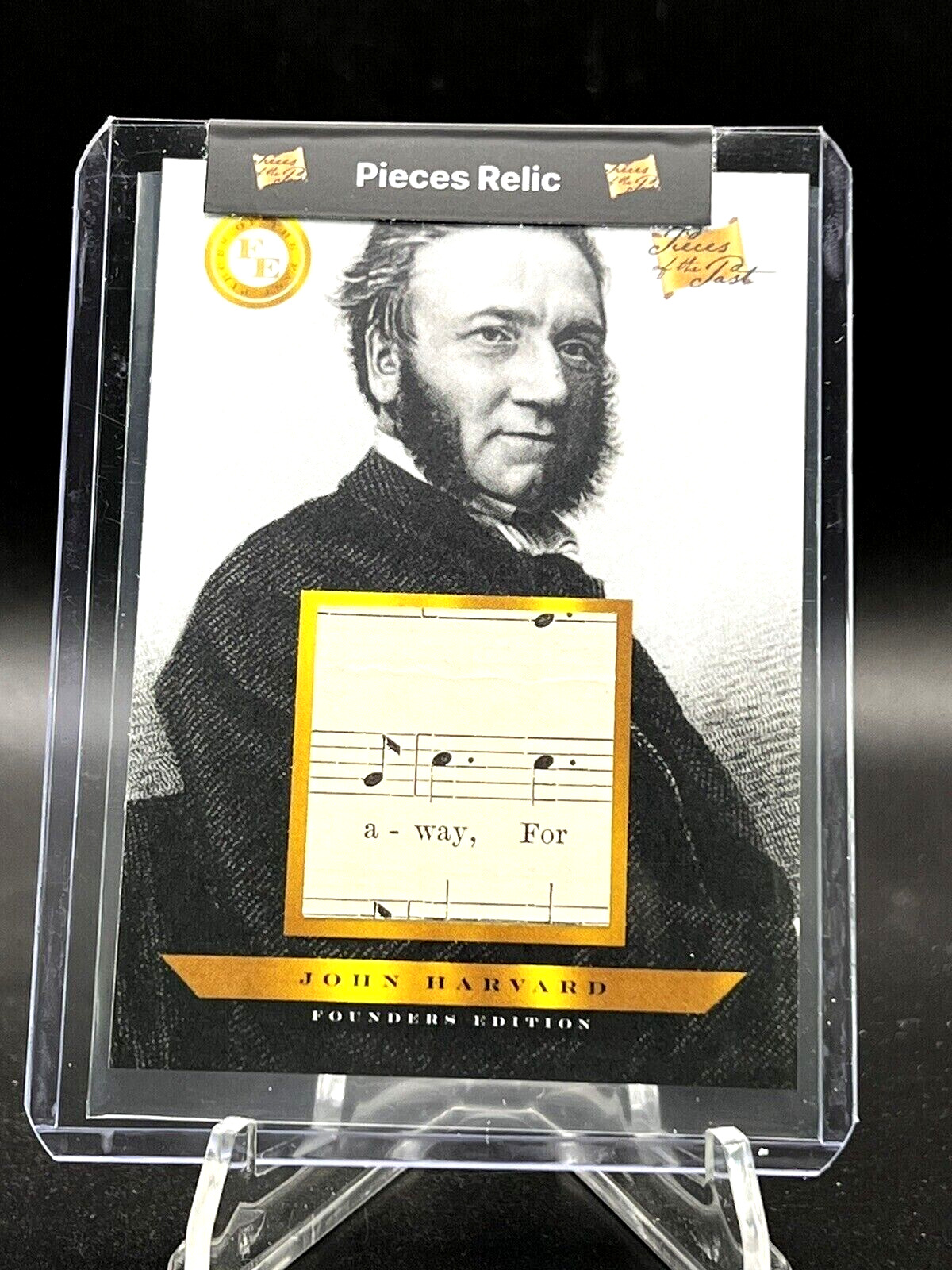 2023 Pieces of the Past FOUNDERS EDITION John Harvard SHEET MUSIC RELIC - #76