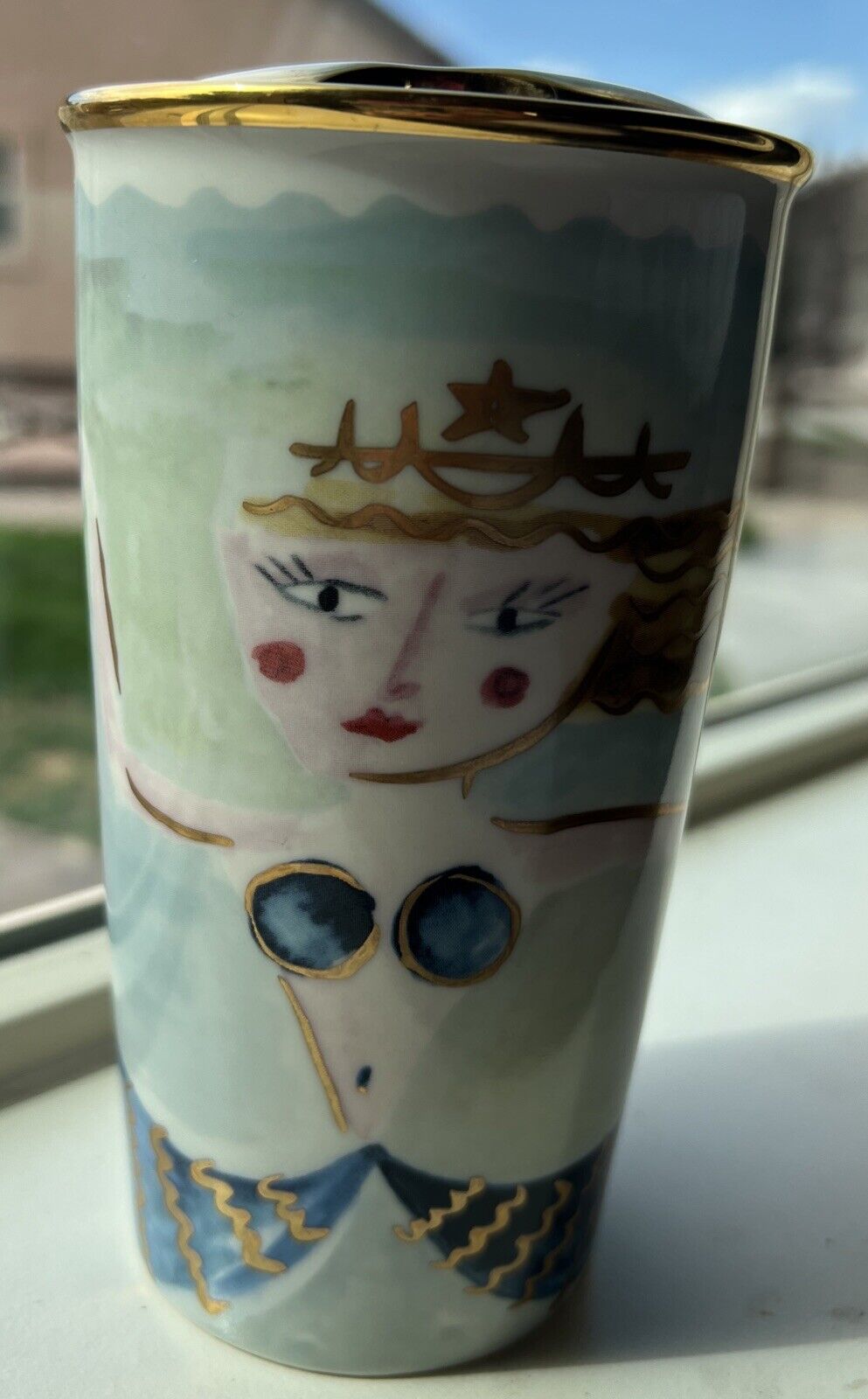 Starbucks Mermaid Siren Ceramic Coffee Mug - Vintage 2014 