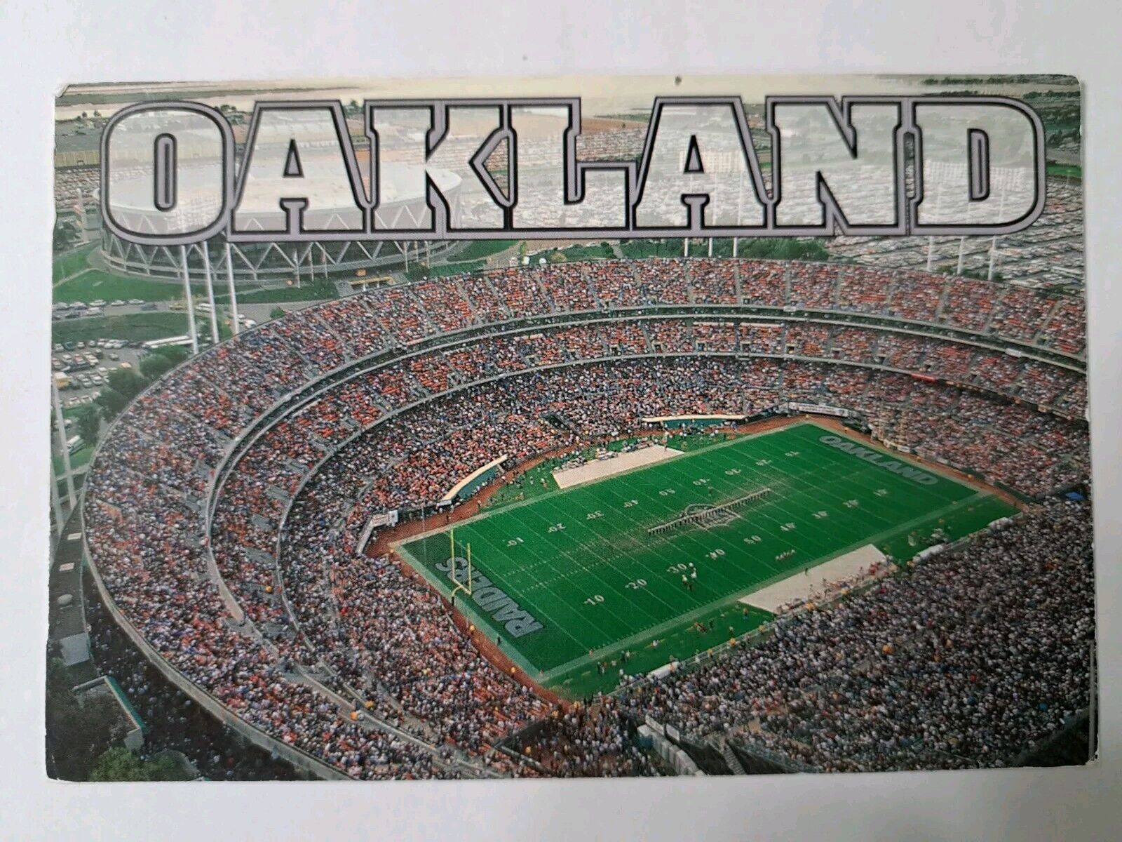 Postcard The Oakland Coliseum Complex Stadium 