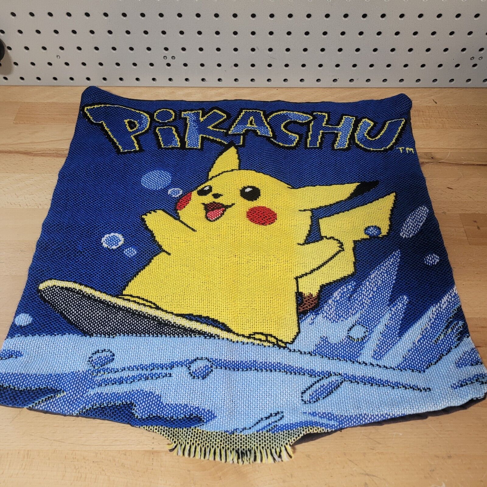Vintage Pokemon Pikachu Pillow Case *Unstuffed New* 19X18 Rare Possibly Homemade