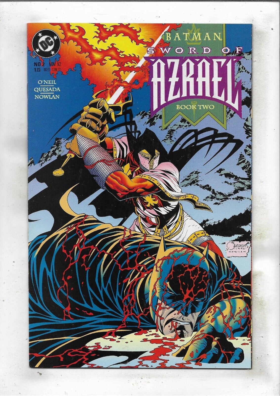 Batman Sword Of Azrael 1992 #2 Very Fine