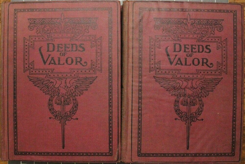 Military Book: Deeds of Valor, Vol 1 & 2 (Medal of Honor Awards from CW to SAW)