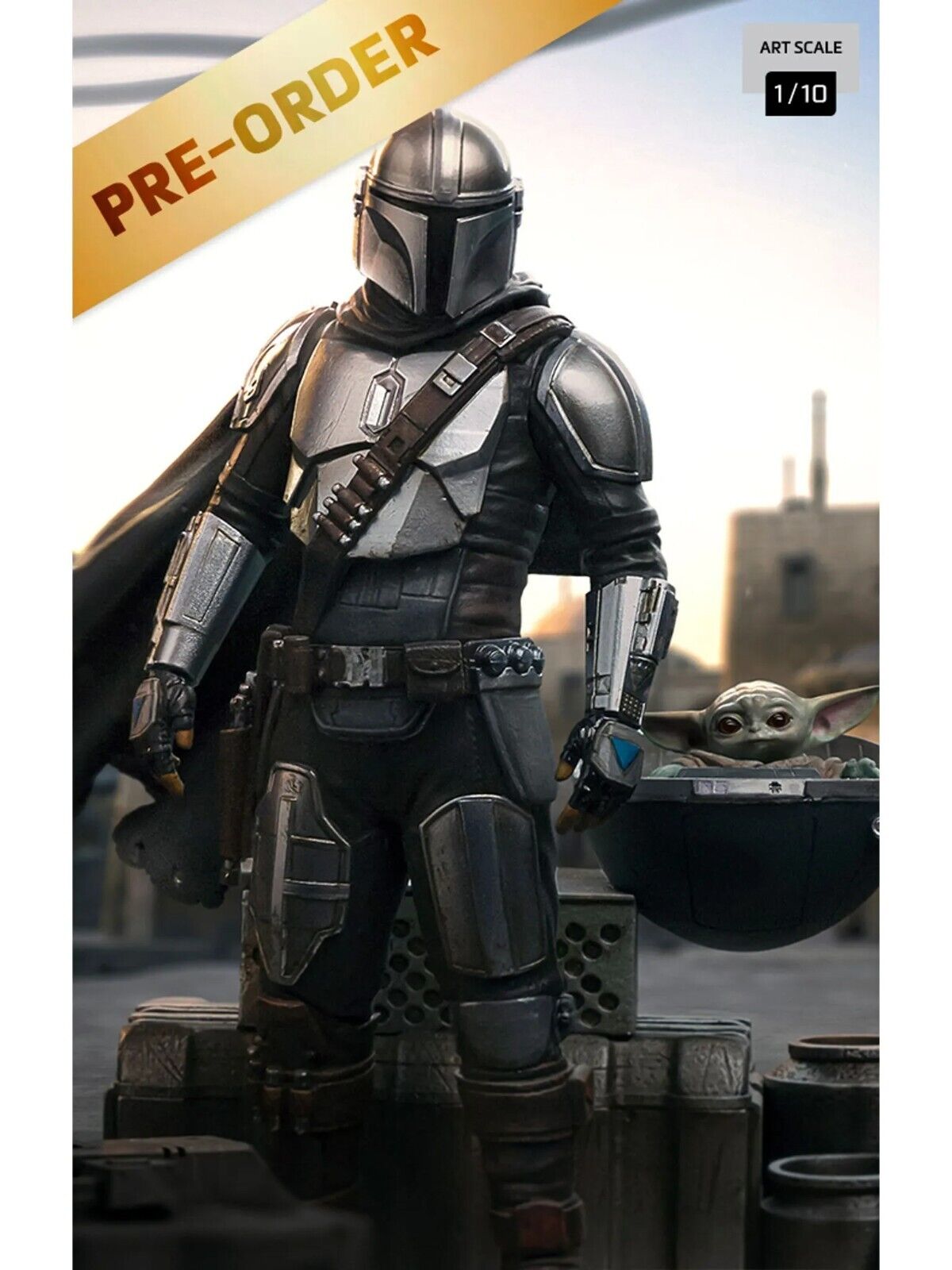 PRE-ORDER The Mandalorian and the Child Iron Studios 1/10 scale