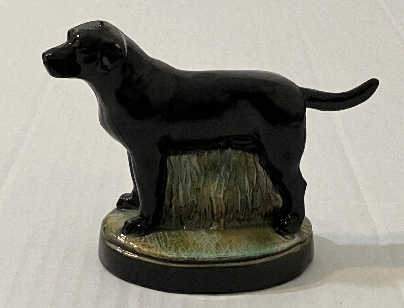 Vintage Scott Products Cast Bottle Opener Black Labrador Retriever Hunting Dog