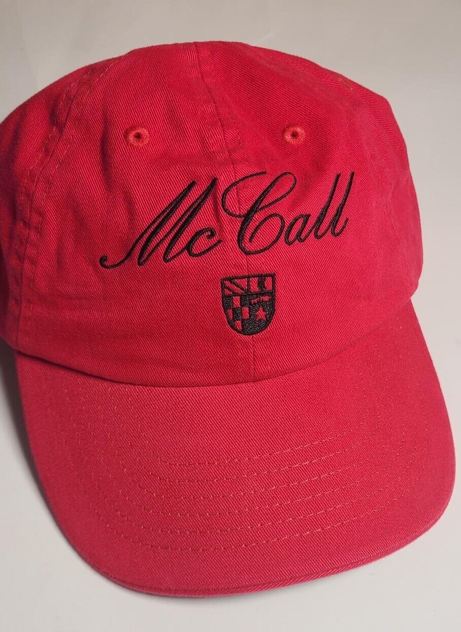 20th McCall Motorworks Revival Breitling Red Hat Cap Pebble Beach Concours