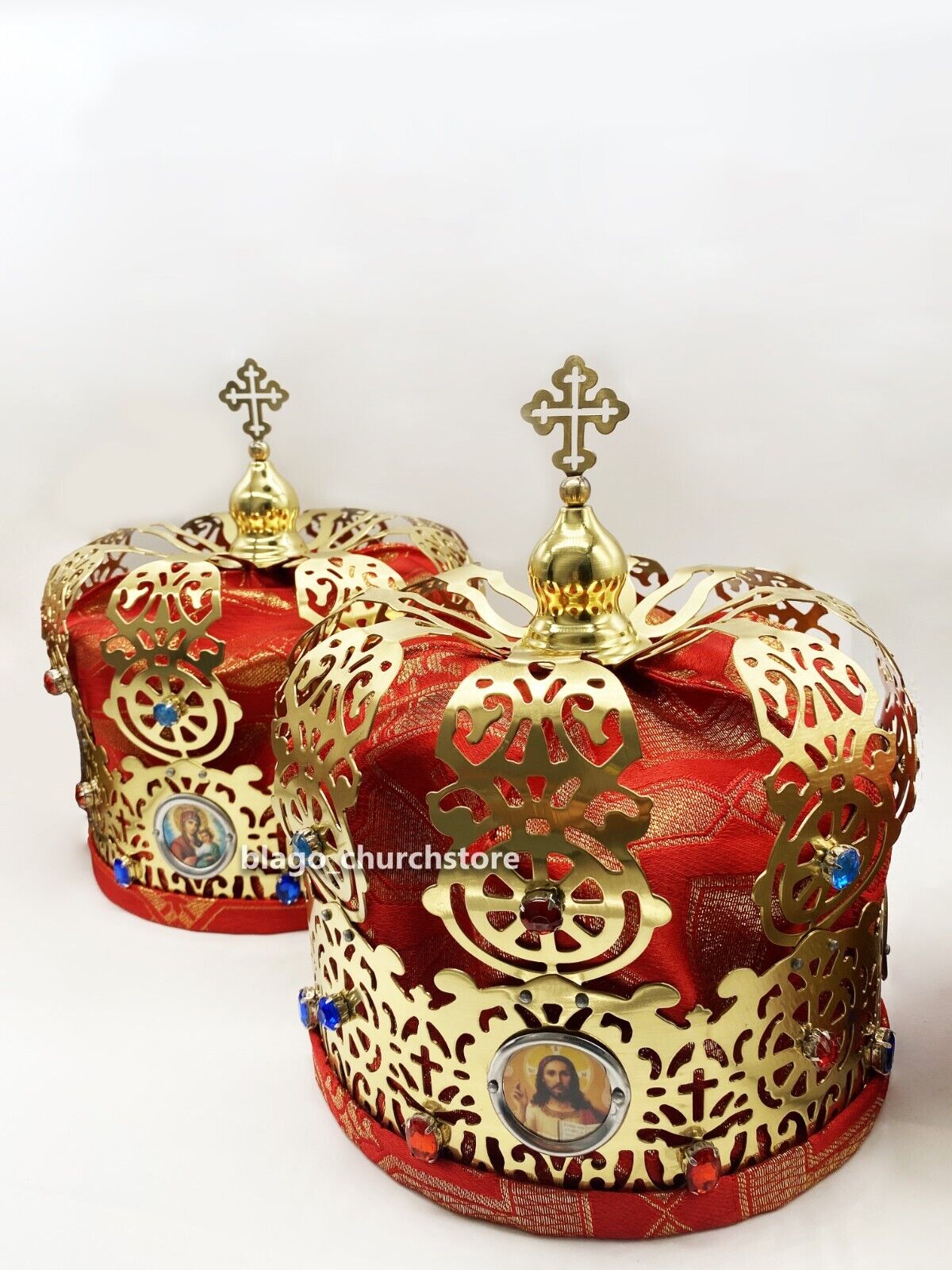 Orthodox Wedding Crown for Religious Ceremonies Christian Marriages 9.05\