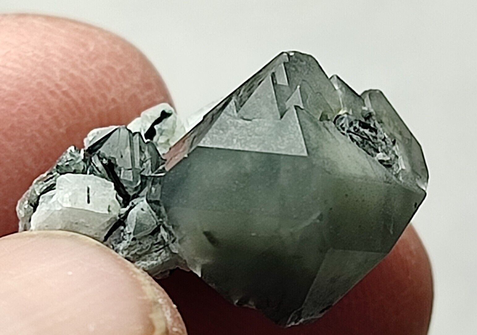 Riebeckite incl.blue quartz aesthetic thumbnail  specimen_Zagi,KPK,Pakistan.