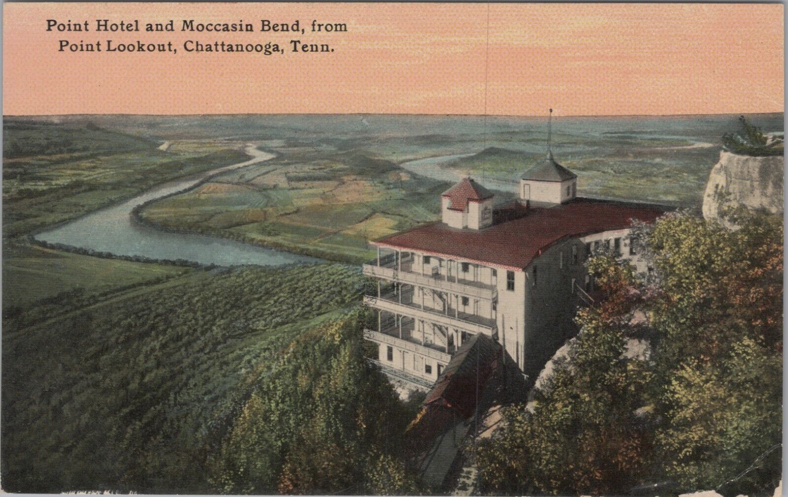 Point Hotel Lookout Mountain Chattanooga Tennessee TN c1910s Postcard 7300.5