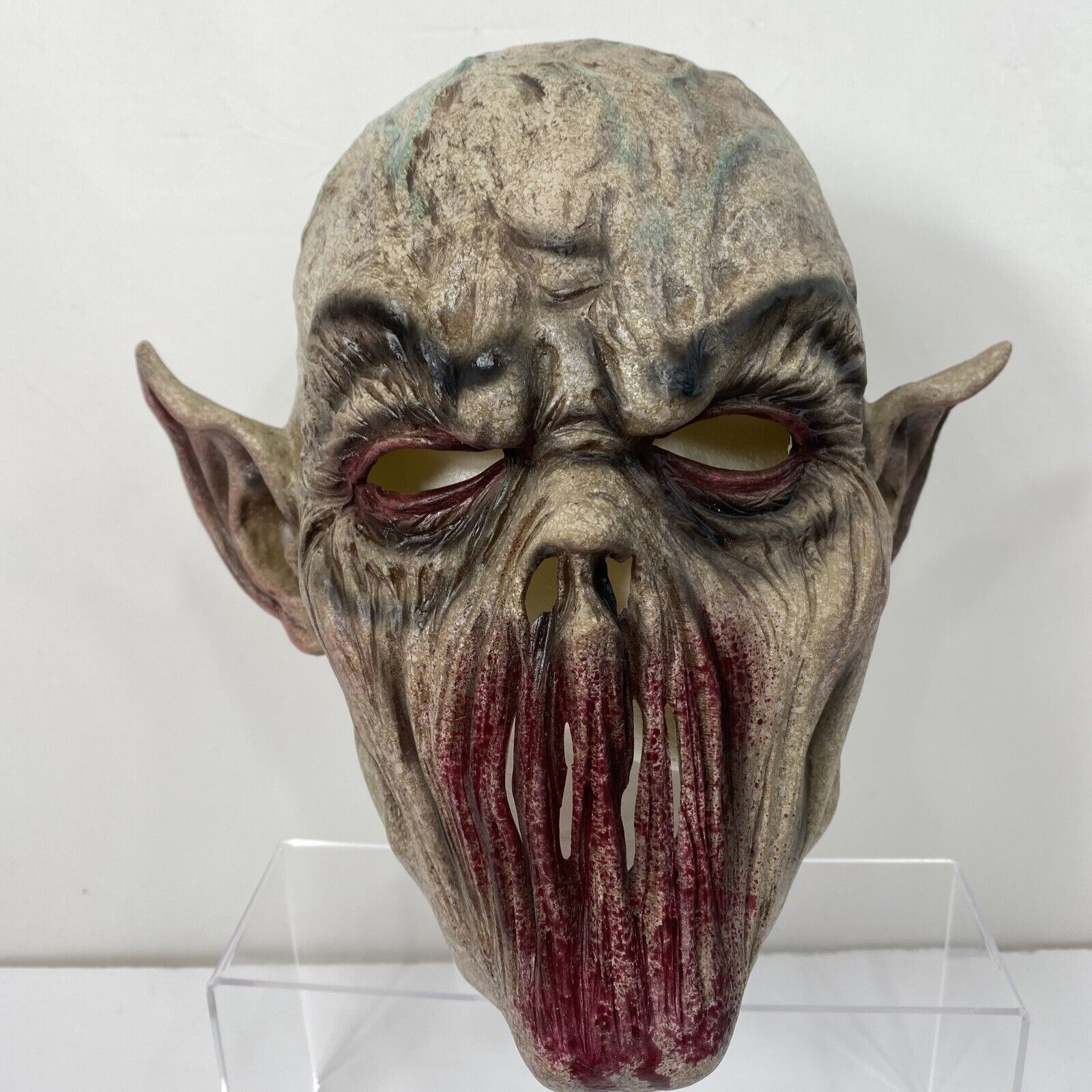 Scary Bloody Zombie Mask Costume Demon Adult Monster Halloween Cosplay Latex 