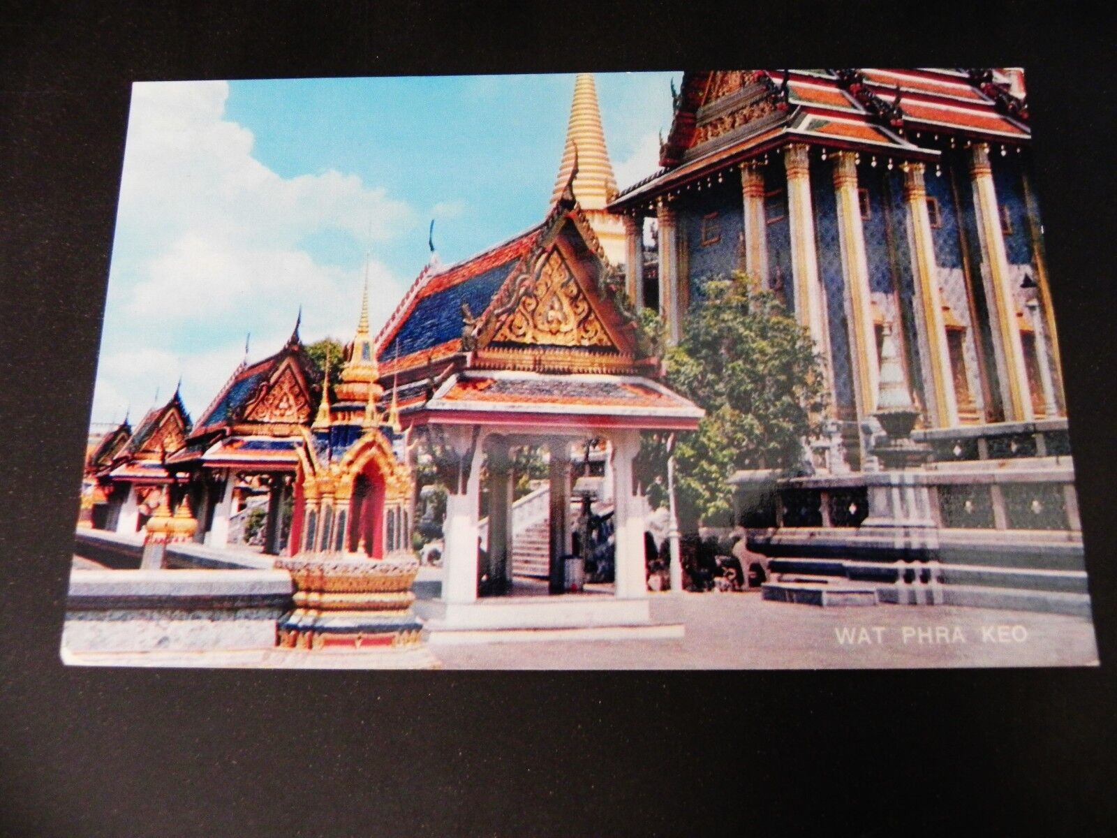 Bangkok Thailand Wat Phra Keo Emerald Budda Temple Postcard Early Thai Buddhist