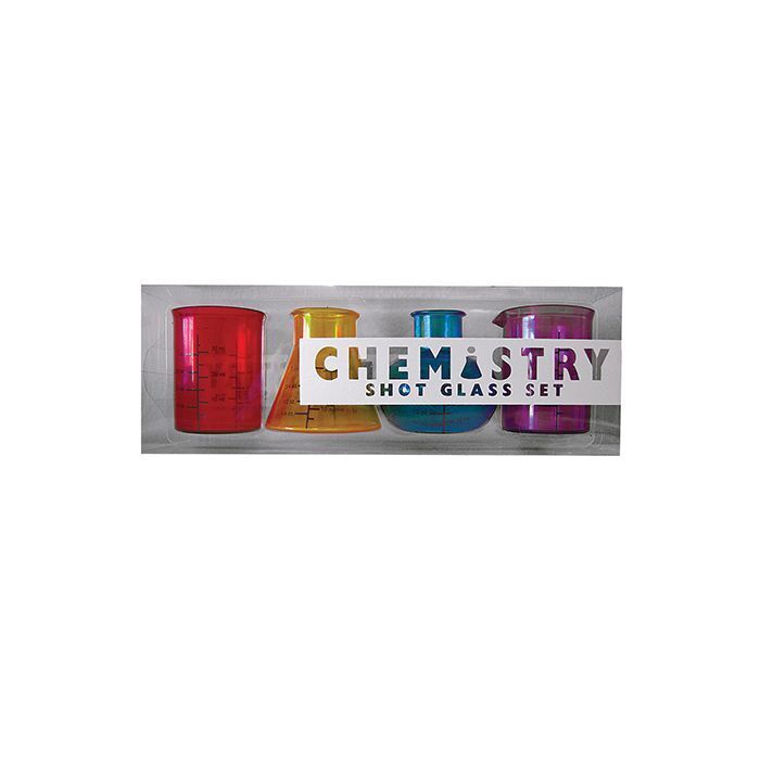 Chemistry Shot Glass Set-Set of 4